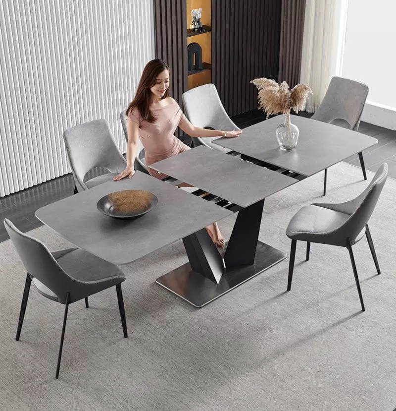 Bộ Bàn Ghế Phòng Ăn Thông Minh Kéo Dài