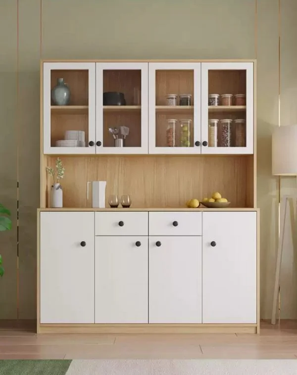 Tủ kệ để lò vi sóng gỗ công nghiệp